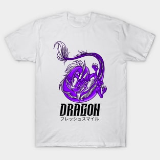 Purple White Dragon T-Shirt
